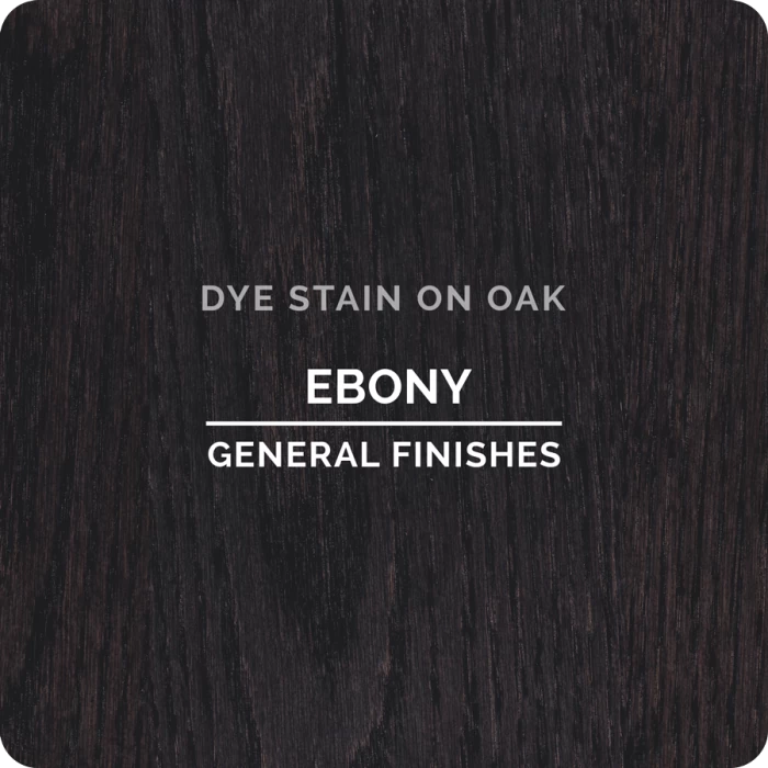 General Finishes Water Based Dye Stain, Ebony