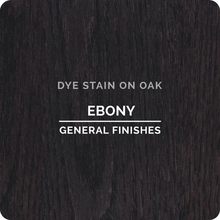 General Finishes Water Based Dye Stain, Ebony