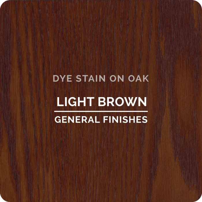 General Finishes Water Based Dye Stain, Light Brown