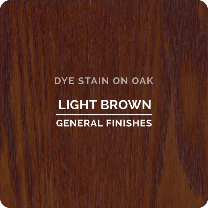 General Finishes Water Based Dye Stain, Light Brown