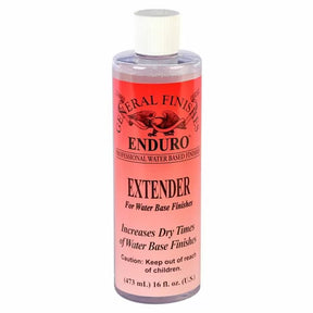 General Finishes Enduro Extender bottle for water-based wood finishes, 16 oz.