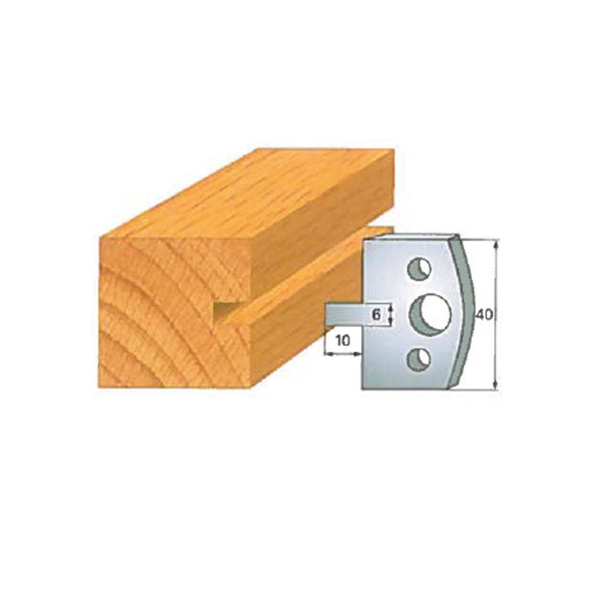 Infinity Tools Insert-Pro 13-Pc. HSS Joinery And Door Making Shaper Set, 1-1/4" Bore