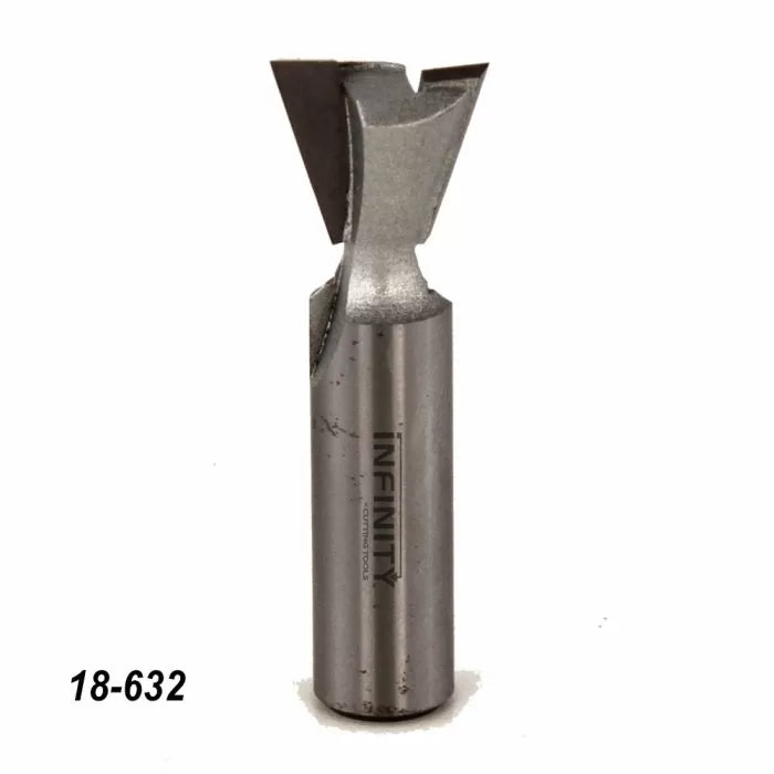 Infinity Tools 1/2" Shank Dovetail Router Bits