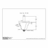 Broca para enrutador de época colonial con vástago de 1/2" de Infinity Tools, detalle de muebles grandes