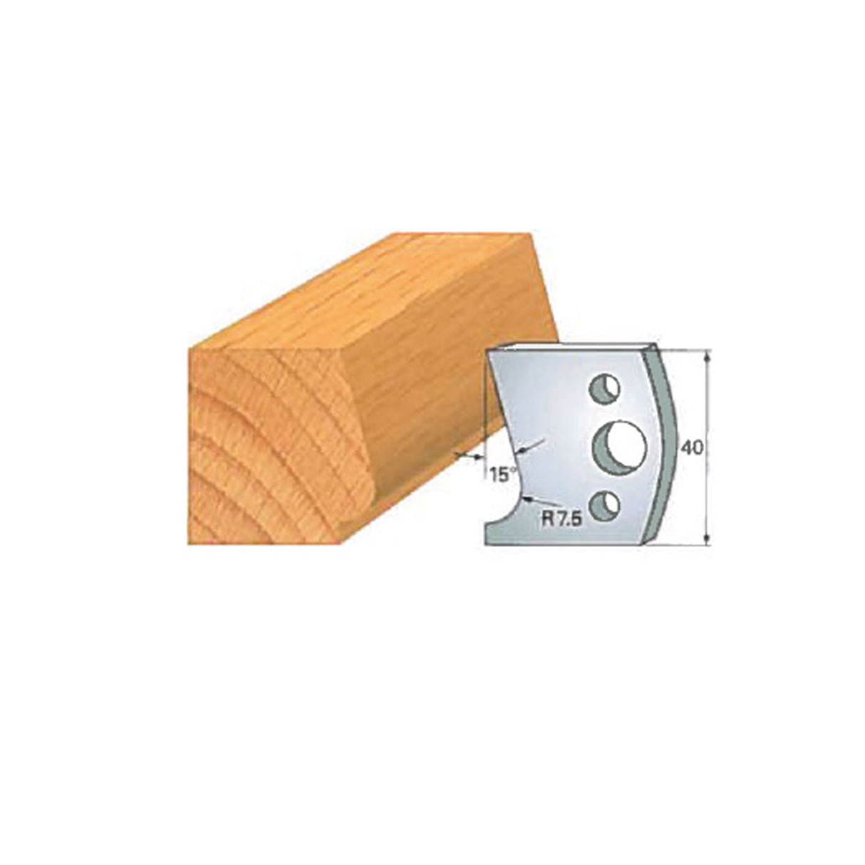 Infinity Tools Insert-Pro 13-Pc. HSS Master Molding Shaper Set, 1-1/4" Bore