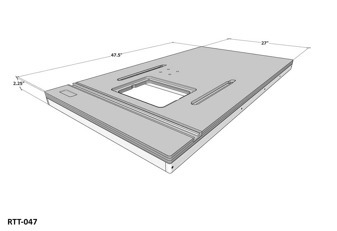 Infinity Tools Tablesaw Router Table Tops