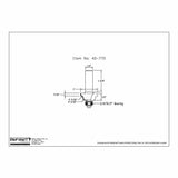 Infinity Tools 1/2" Shank Ogee Router Bits