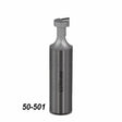 Straight flute slot cutter router bit for woodworking, product number 50-501