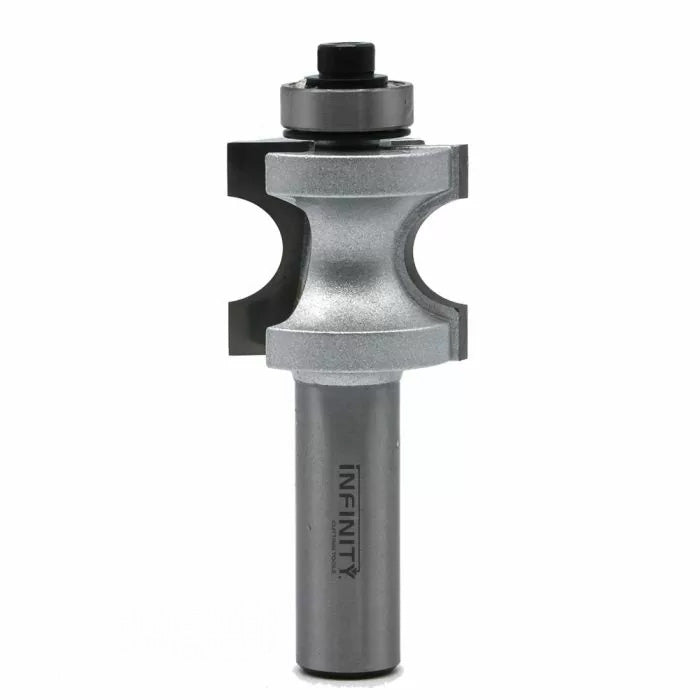 Infinity Tools 1/2" Shank Bullnose Router Bits w/ Bearing