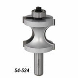 Infinity Tools 1/2" Shank Bullnose Router Bits w/ Bearing