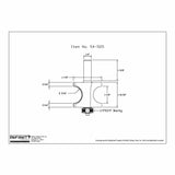 Infinity Tools 1/2" Shank Bullnose Router Bits w/ Bearing