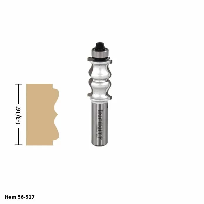 Infinity Tools 1/2" Shank Picture & Frame Making Router Bits