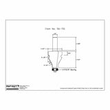 Infinity Tools 1/2" Shank Hand Rail Router Bits