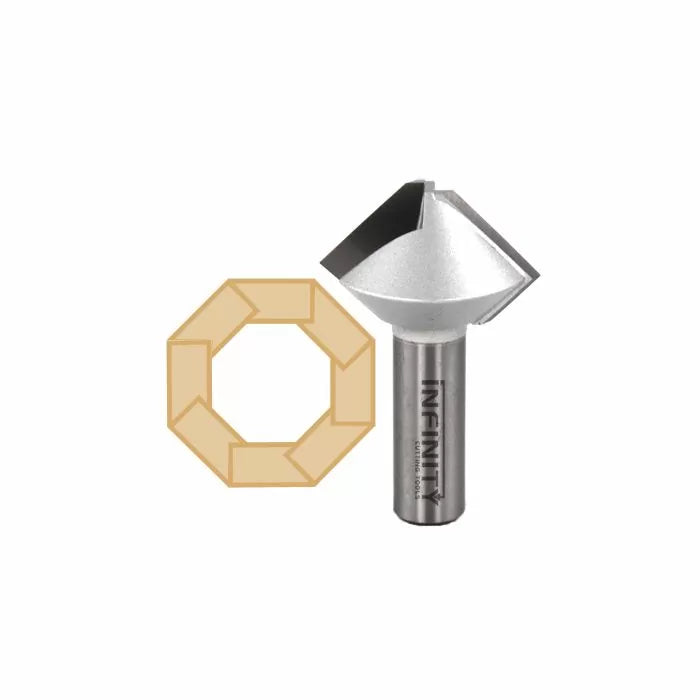 Infinity Tools 1/2" Shank Bird's Mouth Router Bits