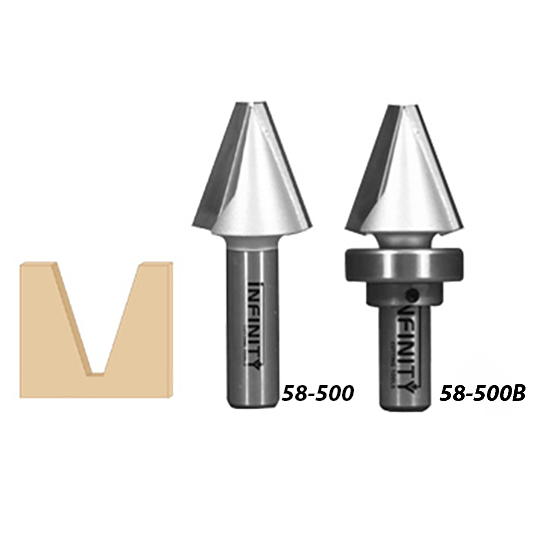 Infinity Tools Point Cutting Router Bits