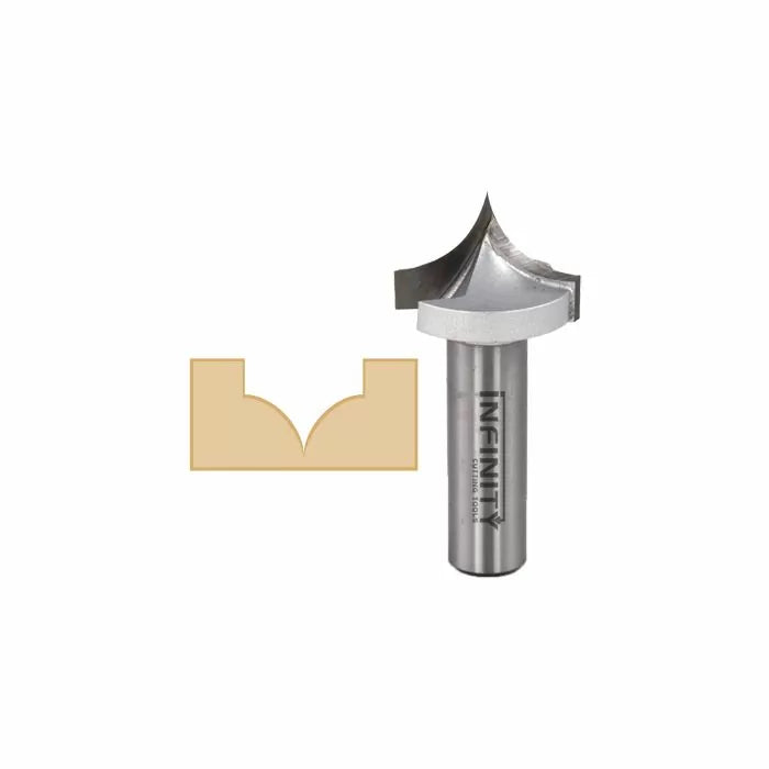 Infinity Tools 1/2" Shank Radius Grooving Router Bit