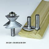 Infinity Tools 1/2" Shank 7-Pc. Master Crown Molding Router Bit Set