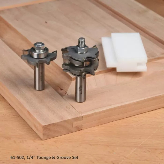 Infinity Tools 1/2" Shank Tongue & Groove Router Bit Sets