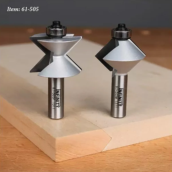 Infinity Tools 1/2" Shank Edge Banding Router Bits