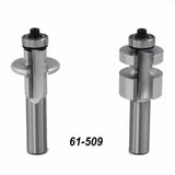 Infinity Tools 61-509 tongue and groove flooring router bit set, two bearing-guided 1/2 inch shank bits