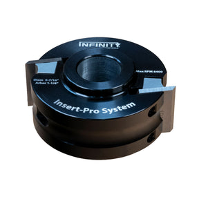Insert-Pro System shaper cutter with carbide inserts on white background