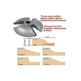 Infinity Tools Shape-Up Raised Panel Shaper Cutters, 3/4" Bore