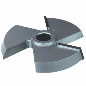 Replacement carbide insert shaper cutter blade for woodworking joinery