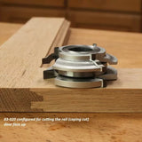 Infinity Tools Reversible Rail & Stile Shape-Up Shaper Cutter for Cabinet Doors, 3/4" Bore