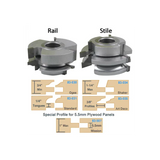 Infinity Tools Cabinet Door Rail & Stile Shaper Cutter Sets, 3/4" Bore