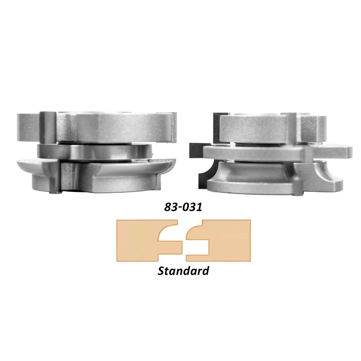 Infinity Tools Cabinet Door Rail & Stile Shaper Cutter Sets, 3/4" Bore