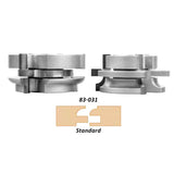 Infinity Tools Cabinet Door Rail & Stile Shaper Cutter Sets, 3/4" Bore