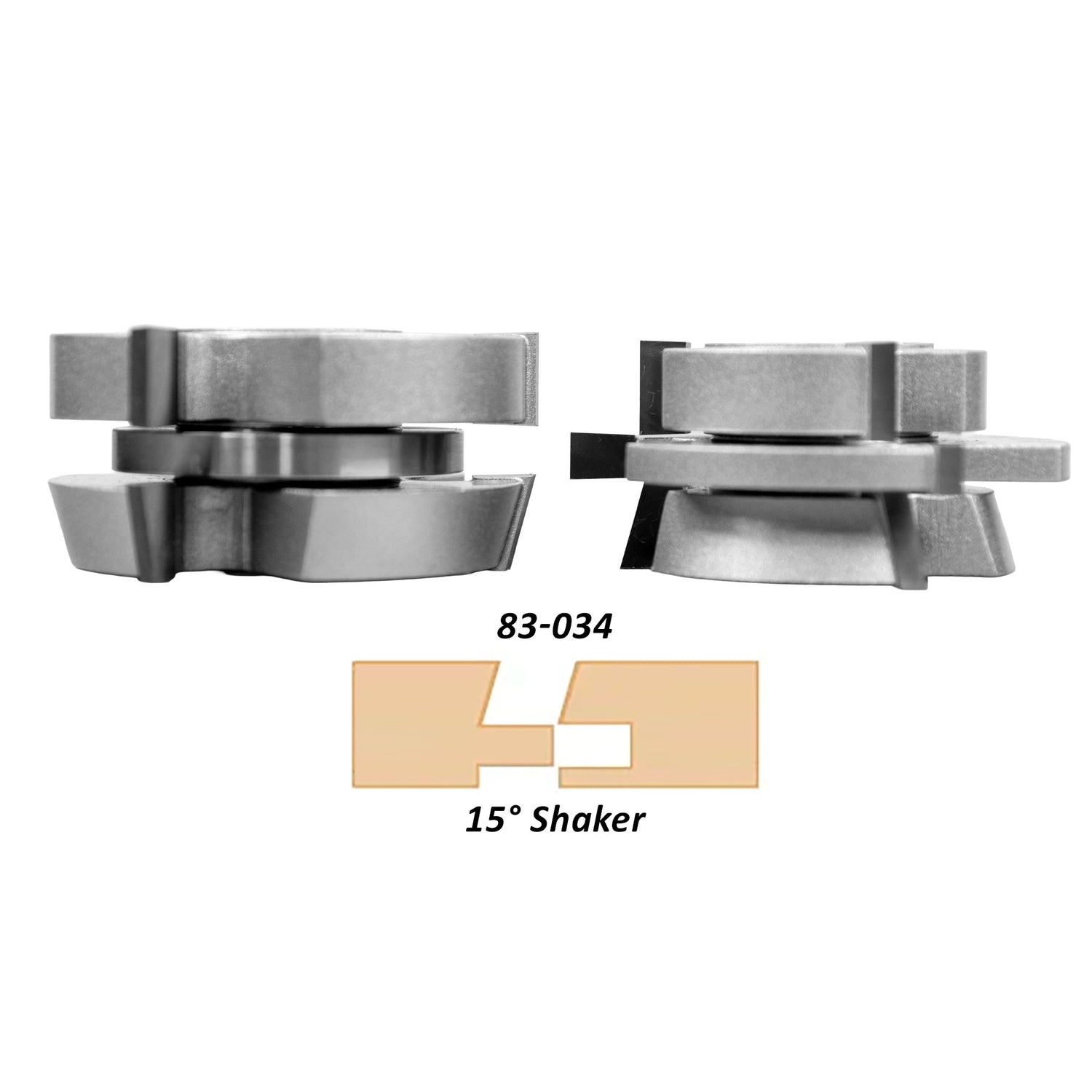 Infinity Tools Cabinet Door Rail & Stile Shaper Cutter Sets, 3/4" Bore