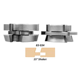 Infinity Tools Cabinet Door Rail & Stile Shaper Cutter Sets, 3/4" Bore