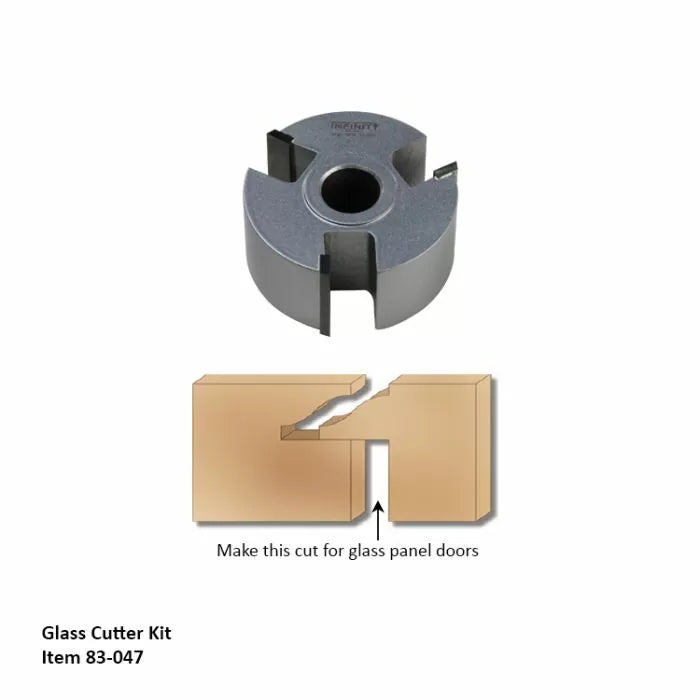 Infinity Tools Interior & Exterior Rail & Stile Shaper Cutter Sets, 3/4" Bore