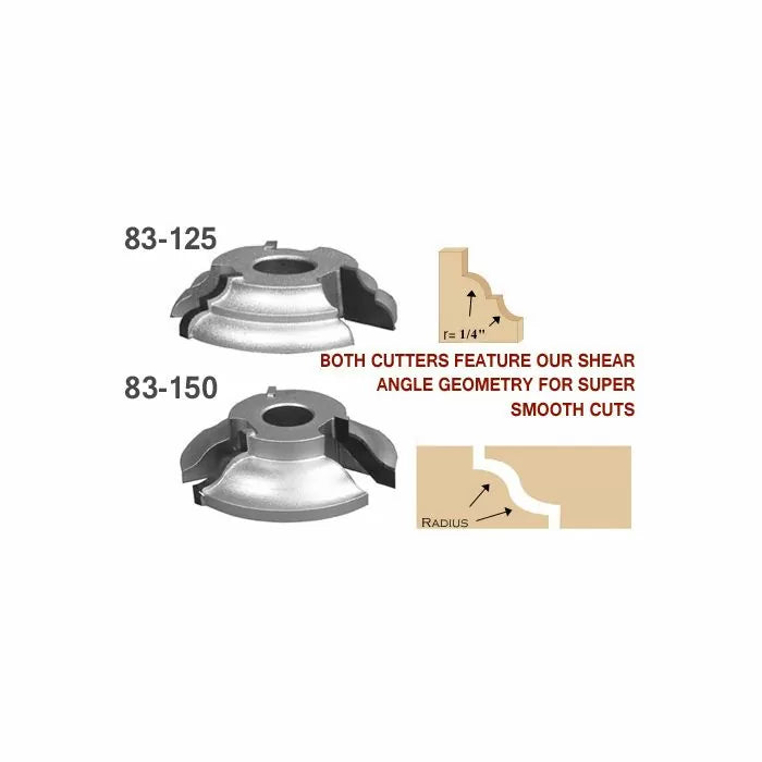 Infiniy Tools Ogee Shaper Cutters, 3/4" Bore