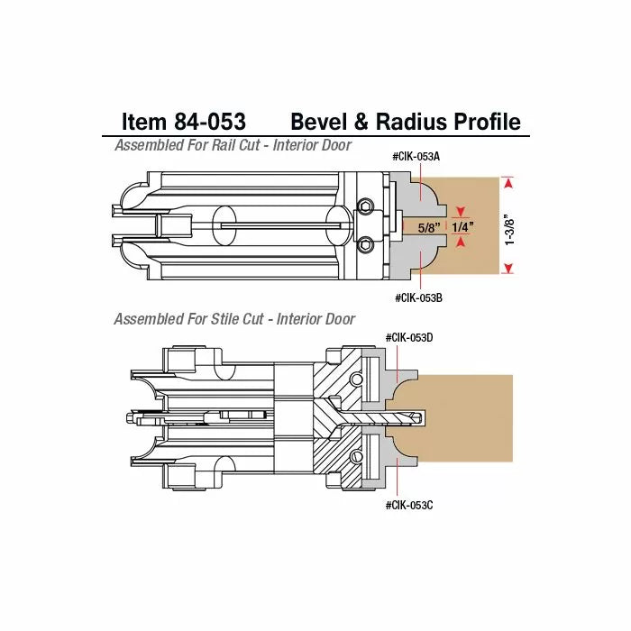 Insert-Pro Interior Door Making Shaper Cutters