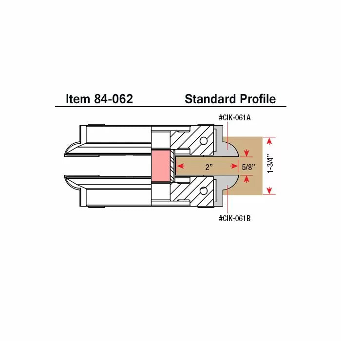 Infinity Tools Extended Tenon Shaper Cutter Sets, 1-1/4" Bore