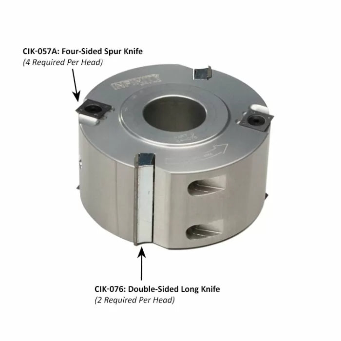 Infinity Tools Insert-Pro Rabbeting Shaper Cutter, 1-1/4" Bore