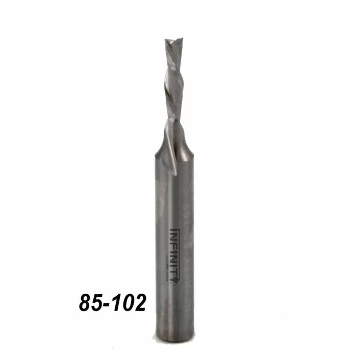 Infinity Tools 1/4" Shank Solid Carbide Spiral Downcut Router Bits