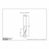 Infinity Tools 1/4" Shank Solid Carbide Spiral Upcut Router Bits