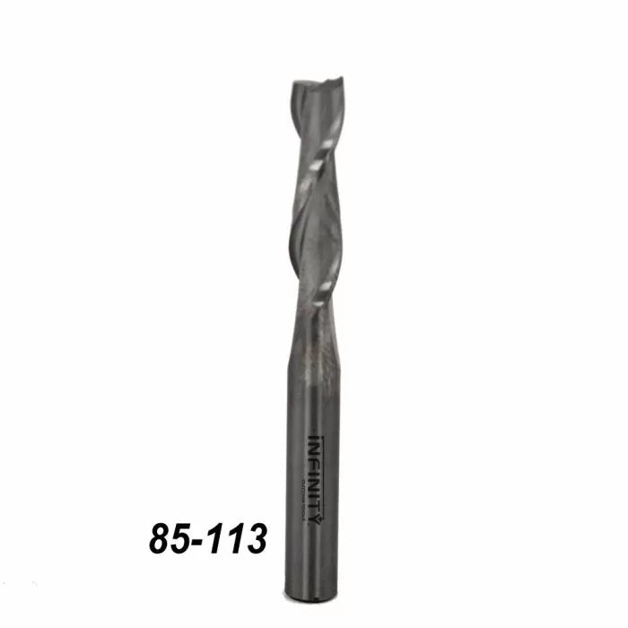 Brocas de corte ascendente en espiral de carburo sólido con vástago de 1/4" de Infinity Tools