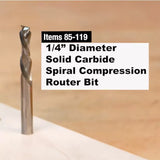 Infinity Tools Compression Spiral Router Bits