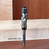 Infinity Tools 1/4" Shank Solid Carbide Compression Double Bearing Pattern Router Bit
