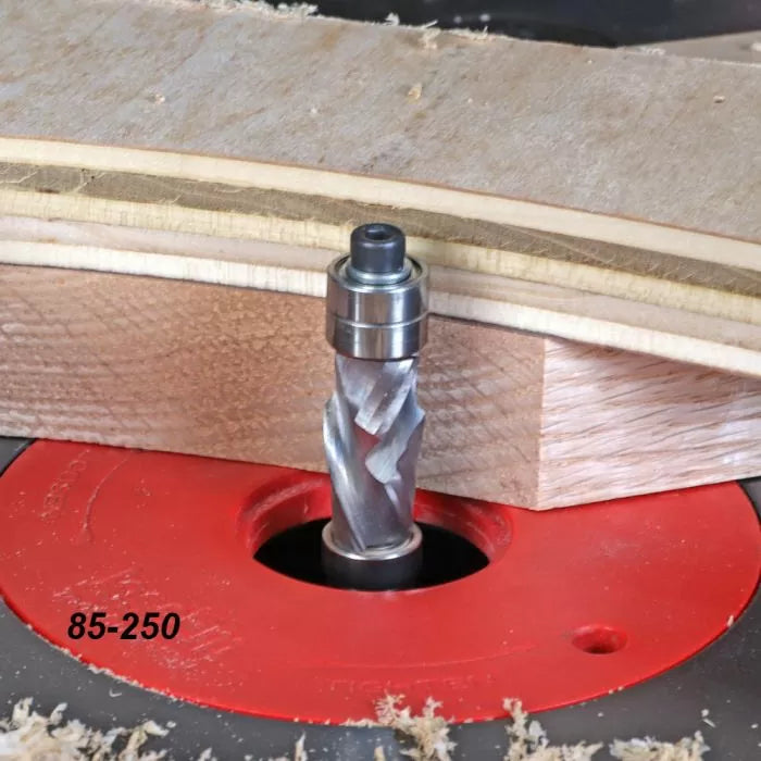 Infinity Tools Solid Carbide Compression Double Bearing Pattern Router Bits