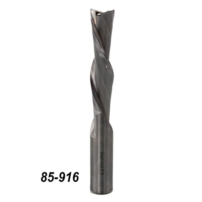 Infinity Tools 1/2" Shank Solid Carbide Spiral Downcut Router Bits