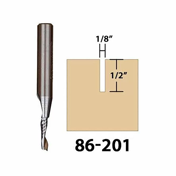 Infinity Tools 1/4" Shank 3-Pc. O-Flute CNC Bit Set