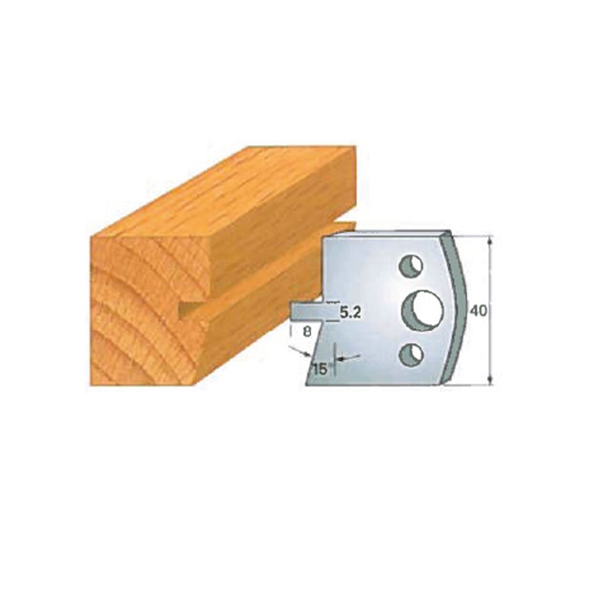 Infinity Tools Insert-Pro 13-Pc. HSS Joinery And Door Making Shaper Set, 1-1/4" Bore