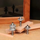 Infinity Tools 1/2" Shank 3-Pc. Ultimate Glass Door Making Router Bit Set