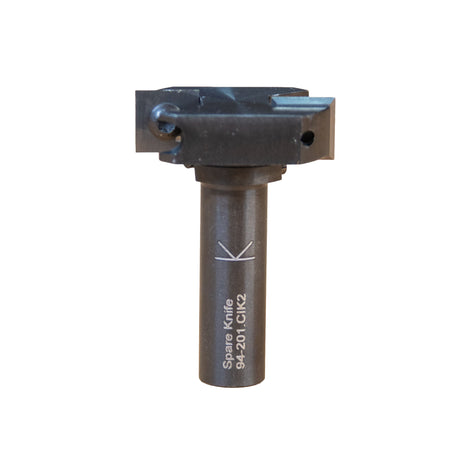 Infinity Tools Insert-Pro Mini Spoilboard Surfacing and Rabbeting Router Bit back view on white background