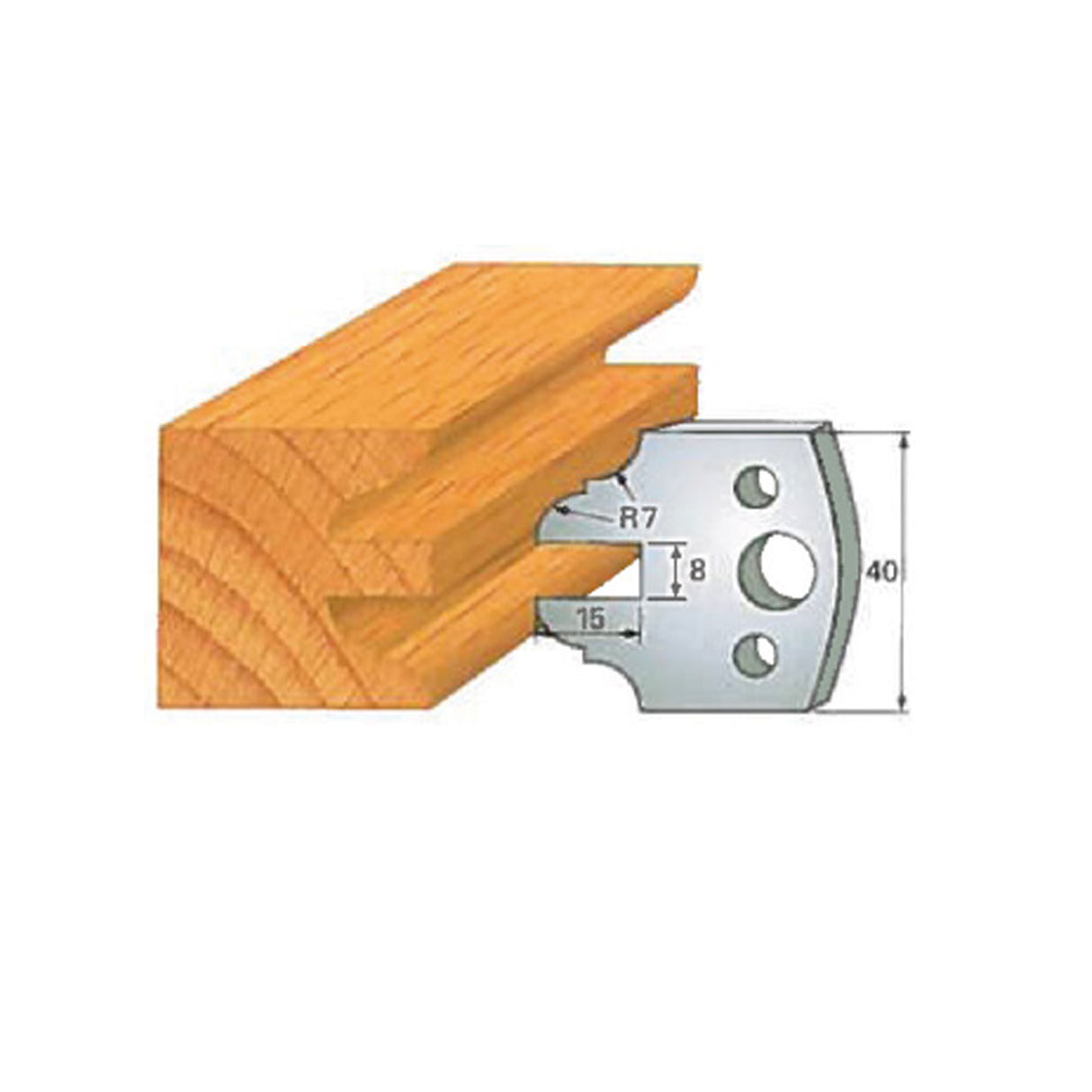 Infinity Tools Insert-Pro 13-Pc. HSS Joinery And Door Making Shaper Set, 1-1/4" Bore